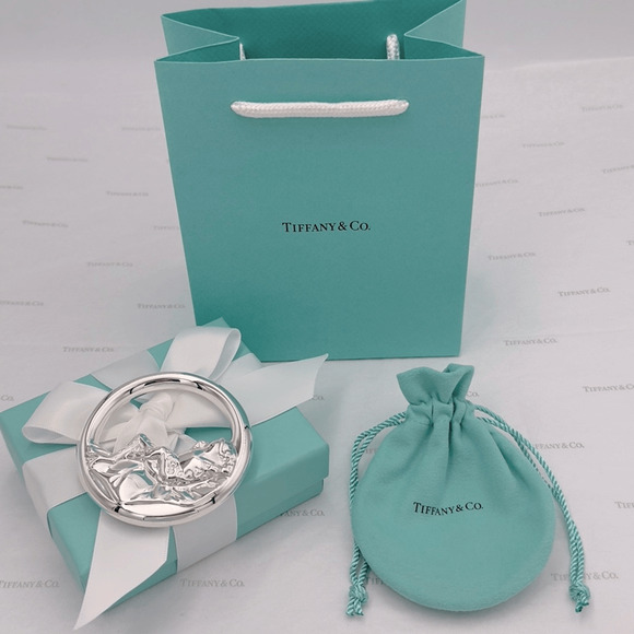 Tiffany & Co. Other - Tiffany & Co. Frog Water Lili Baby Rattle Sterling Silver 925 Gift Box & Pouch